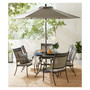 Vintage II Outdoor 9' Auto-Tilt Umbrella with Base, Created for Macy's