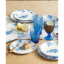 Cottage  Floral Low Bowl Set of 6