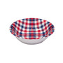 Patriotic Plaid Melamine 12 Piece Dinnerware Set, Service for 4