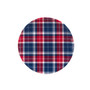 Patriotic Plaid Melamine 12 Piece Dinnerware Set, Service for 4