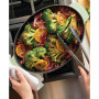 Enameled Cast Iron 2.5 Quart Au Gratin Roasting Pan