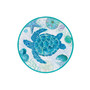 Serene Seas Melamine 12 Piece Dinnerware Set, Service for 4