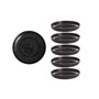 Camp Charcoal Coupe Round Plate 9" Set/6