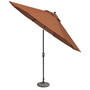Chateau Outdoor 11' Push Button Tilt Umbrella with Base, Created for Macy's