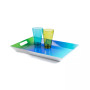 Melamine 19.25" x 14" Rectangular Tray