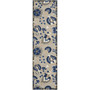 Aloha ALH17 Blue 2'3" x 12' Runner Rug