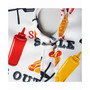 BBQ Fun Print Outdoor Table cloth with Zipper 60" X 120"