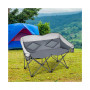 Folding Camping Chair Loveseat Double Seat