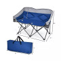Folding Camping Chair Loveseat Double Seat