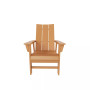 Outdoor Patio Modern Adirondack Dining Chair Weather Resistant