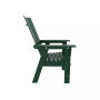 Outdoor Patio Modern Adirondack Dining Chair Weather Resistant