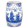 Ocean Jewel Garden Stool