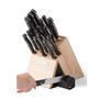 PowerEdge Knife 15 Piece Knife Block Set with Built In Electric Knife Sharpener