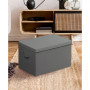 Foldable Large Storage Bin with Handles and Lid - Set of 3