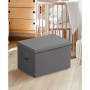 Foldable Large Storage Bin with Handles and Lid - Set of 3