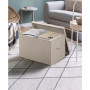 Foldable Large Storage Bin with Handles and Lid - Set of 3
