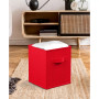 Foldable Storage Cube Bin with Dual Handles- Set of 6
