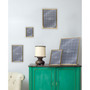 5 Piece Gold Plated Photo Frame Set