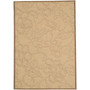 Courtyard Natural and Brown 2'7" x 5' Outdoor Area Rug