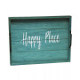 Decorative Wood Serving Tray with Handles