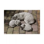 Curled Cat Small Garden Statue