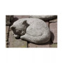 Curled Cat Small Garden Statue