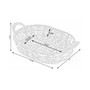 Seagrass Medium Fruit Bread Basket Tray with Handles