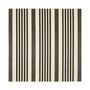 Courtyard Black and Bone 6'7" x 6'7" Sisal Weave Square Outdoor Area Rug