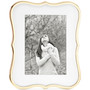 new york Crown Point Collection Gold-Plated 5" x 7" Frame
