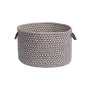 Outdoor Houndstooth Tweed Braided Basket