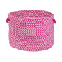 Outdoor Houndstooth Tweed Braided Basket