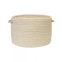 Outdoor Houndstooth Tweed Braided Basket