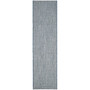 Courtyard Blue and Light Grey 2'3" x 12' Sisal Weave Runner Outdoor Area Rug