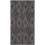 Courtyard Black 2' x 3'7" Outdoor Area Rug
