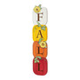 42" H Fall Wood Stacked Pumpkin Porch Decor