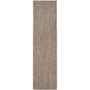 Courtyard Natural and Black 2'3" x 8' Runner Outdoor Area Rug