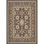 Courtyard Chocolate and Cream 2' x 3'7" Outdoor Area Rug