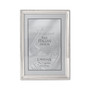 Polished Silver Plate Picture Frame - Bead Border Design - 5" x 7"
