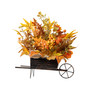 14" L Fall Floral Cart Centerpiece