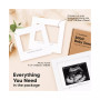 Baby Sonogram Picture Frame, Modern Ultrasound Frame, Pregnancy Announcement Sonogram Frames