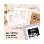 Baby Sonogram Picture Frame, Modern Ultrasound Frame, Pregnancy Announcement Sonogram Frames