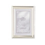 Metal Picture Frame Silver-Plate with Delicate Beading - 5" x 7"