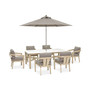 Reid Outdoor 84" X 42" Rectangle Porcelain Top Dining Table, Created for Macy's