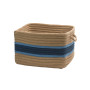 Garden Banded Square Braided Storage Basket