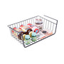 Vintiquewise Hanging Under Shelf Metal Storage Basket, Set of 2