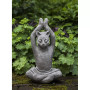 Yoga Cat Garden Statue