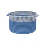 Houndstooth Dipped Braided Storage Basket
