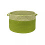 Houndstooth Dipped Braided Storage Basket