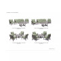 Tara Aluminum Outdoor Club Chair, Created for Macy's