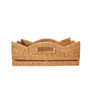Rectangular Scalloped Shelf Basket